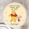 Pooh Friendship Day Photo Cake